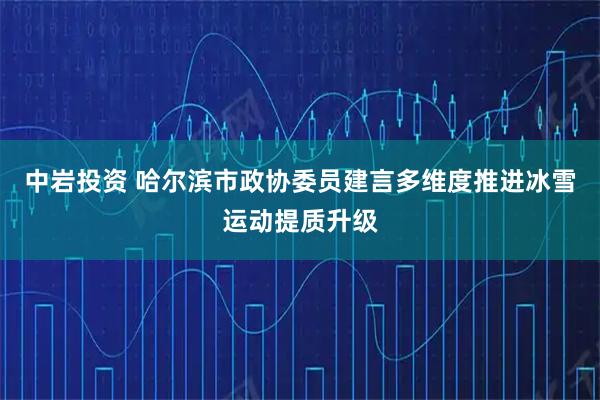 中岩投资 哈尔滨市政协委员建言多维度推进冰雪运动提质升级
