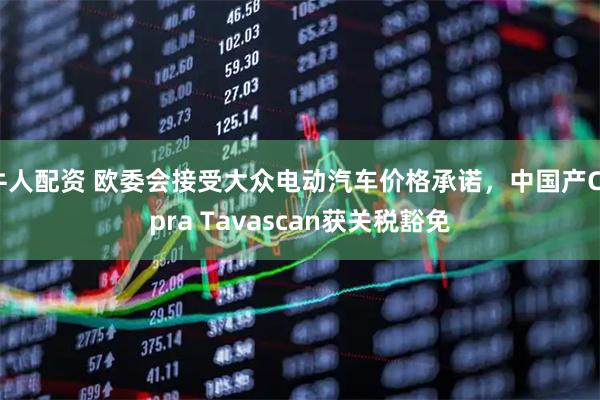 牛人配资 欧委会接受大众电动汽车价格承诺，中国产Cupra Tavascan获关税豁免